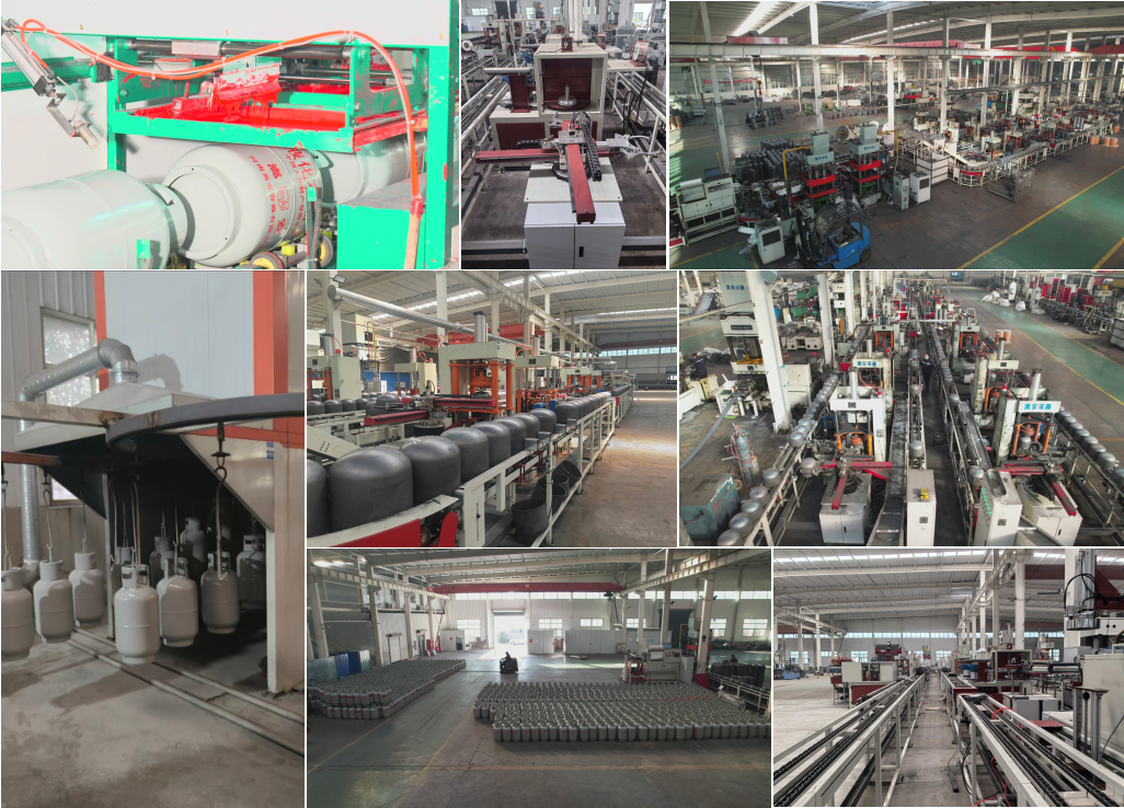 Proyecto de nueva línea de producción automatizada con una producción anual de 1,68 millones de cilindros de GLP