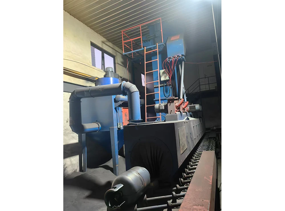 M&aacute;quina de granallado para l&iacute;neas de producci&oacute;n de cilindros de GLP